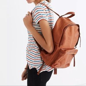 Madewell Lorimer Backpack - English Saddle